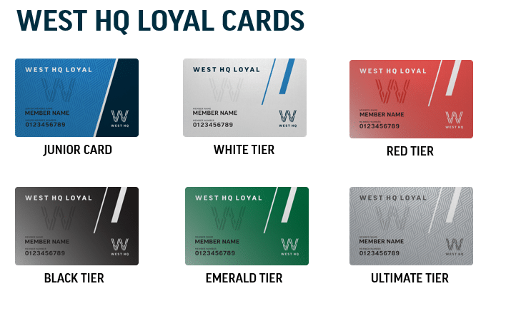 West HQ Loyal Cards